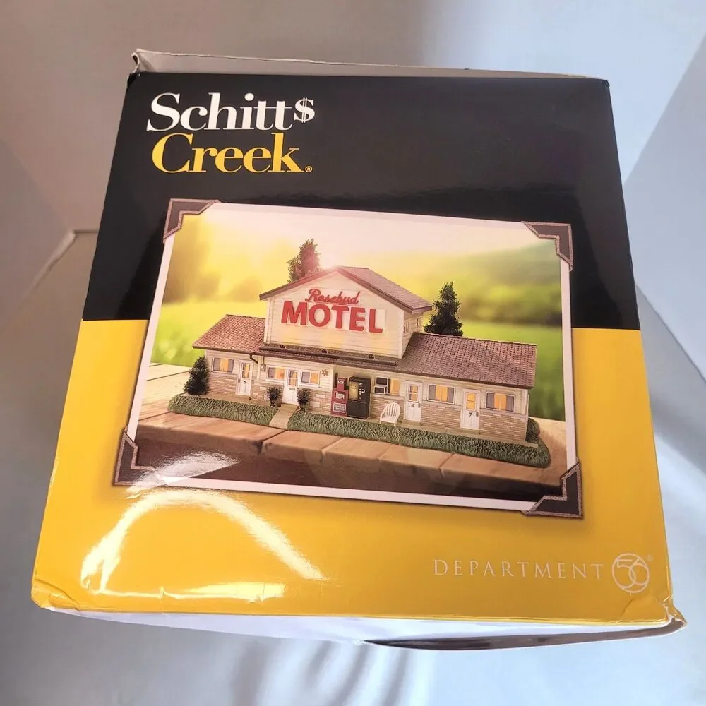 Dept 56 THE ROSEBUD MOTEL SCHITT'S CREEK Hot Properties 6013684 LIGHTS UP! NEW